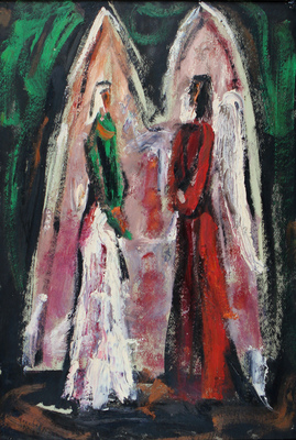 Чернов Олег Иванович. Благая весть из цикла «Люди-ангелы»